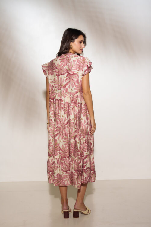 Roosa kirju kleit - Image 4