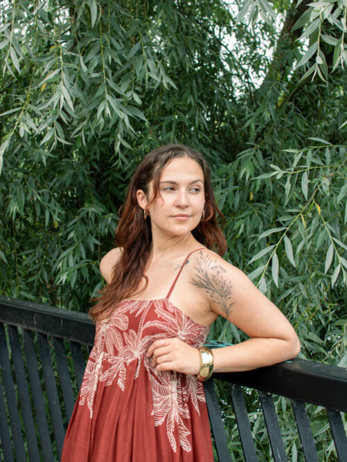 Õhuline palmidega kleit - Image 3