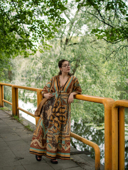 Kirju puuvillane kleit - Image 2