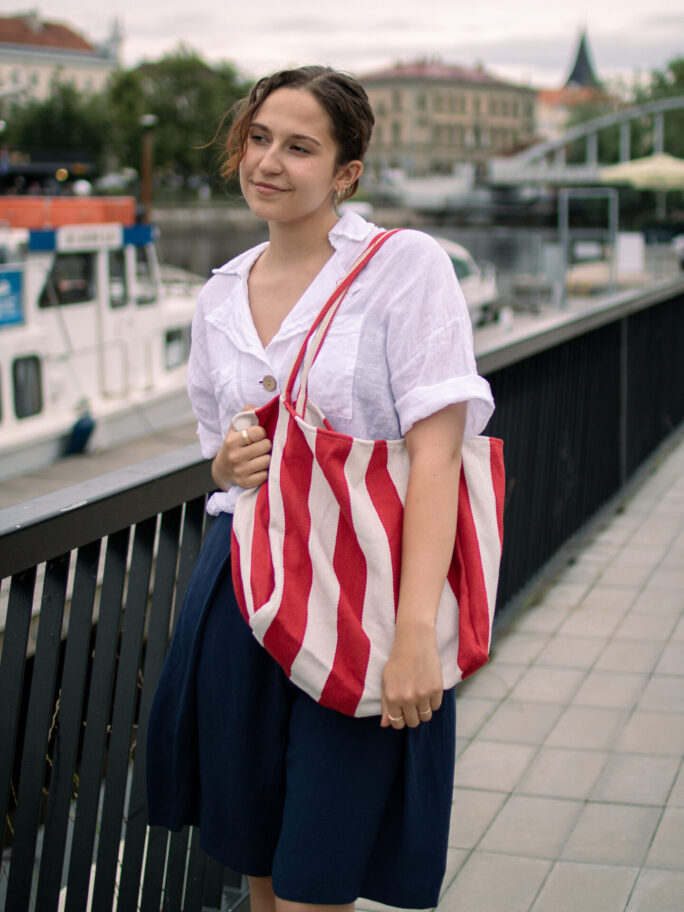 Triibuline totebag