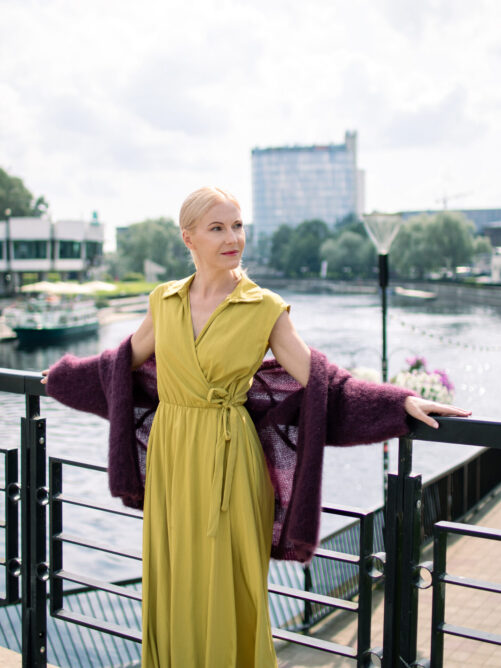 Lilla mohäärkardigan - Image 2