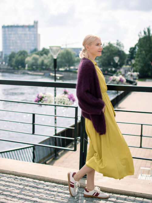 Lilla mohäärkardigan - Image 3