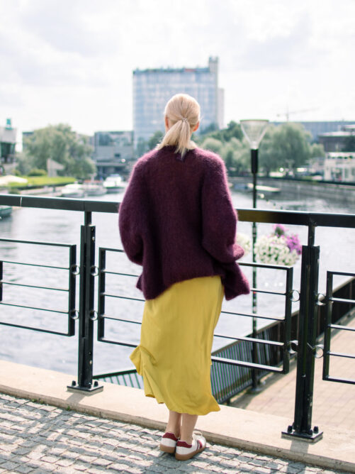 Lilla mohäärkardigan - Image 4