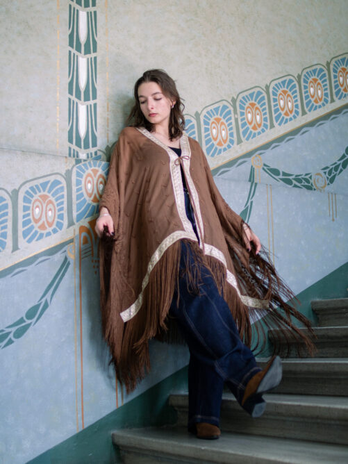 Pruun narmastega kaftan - Image 2