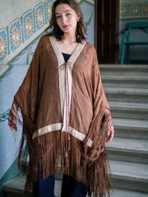 Pruun narmastega kaftan - Image 3