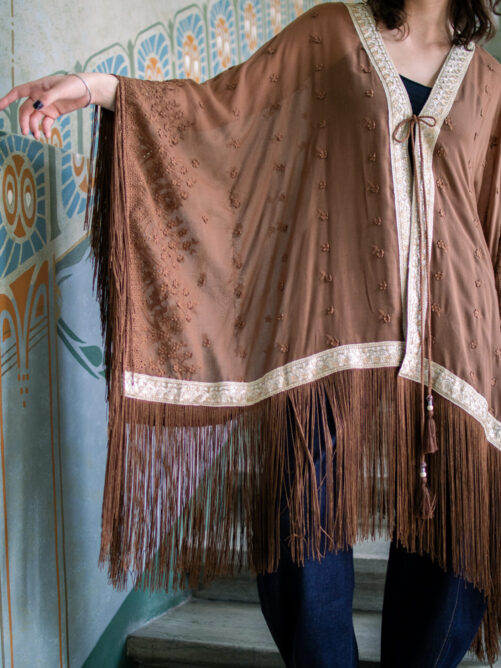 Pruun narmastega kaftan - Image 4