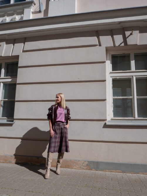 Punane kunstnahast jakk - Image 4