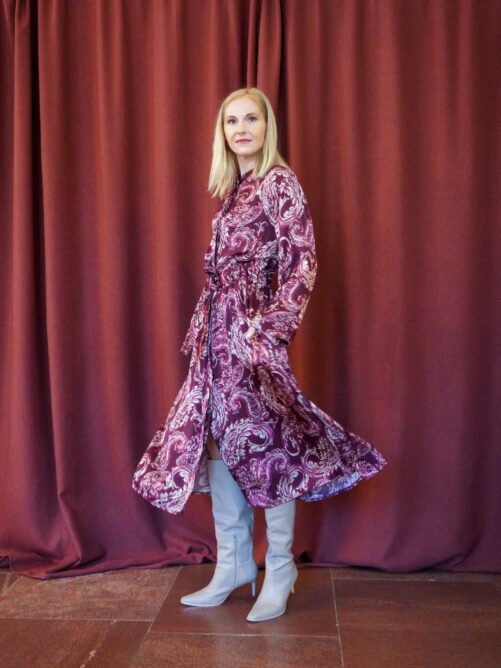 Kirju taskutega kleit - Image 4