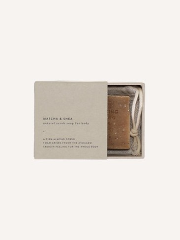 Monk & Anna looduslik kooriv seep kehale - matcha + shea