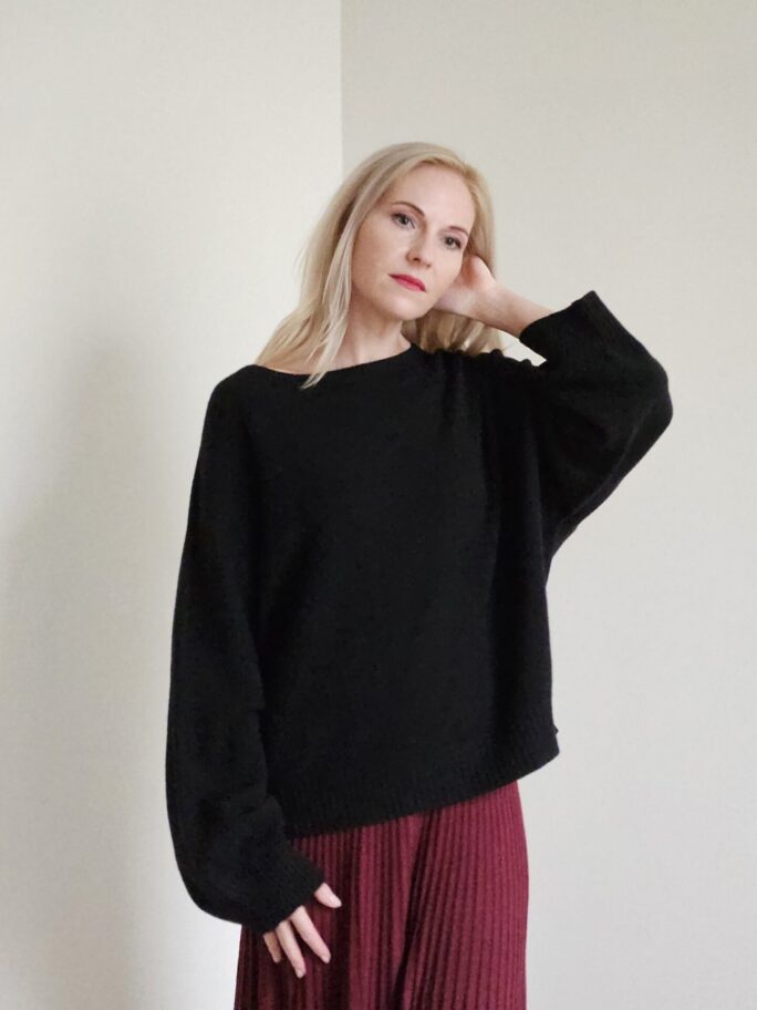 Avar laiade varrukatega kampsun