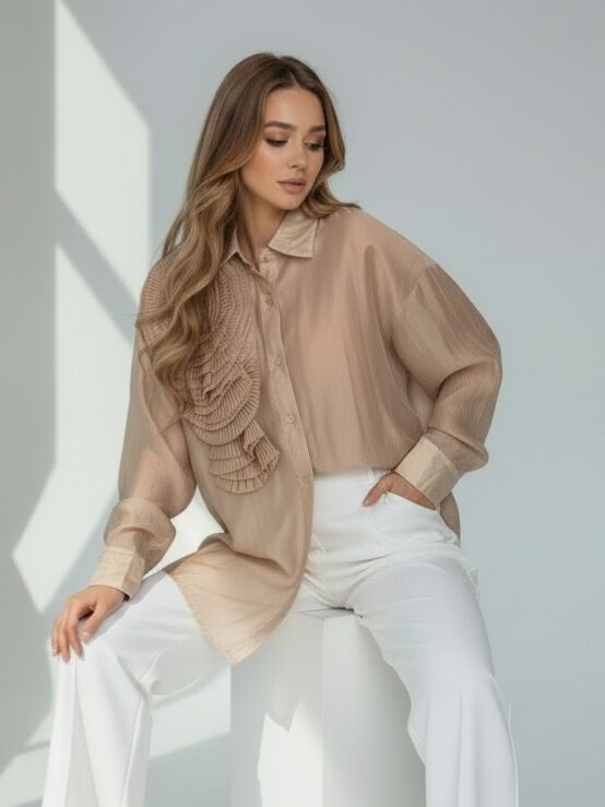 Õhuline lillega pluus