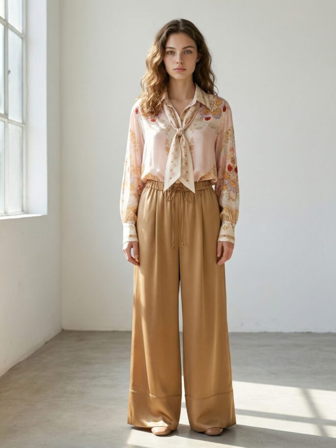 Beežid laiad püksid