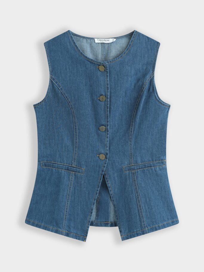 Denim vest