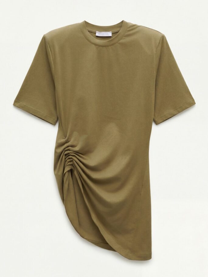 Roheline asümeetriline t-särk