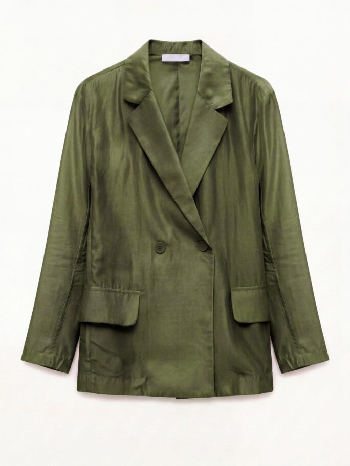 Roheline õhuline pintsak