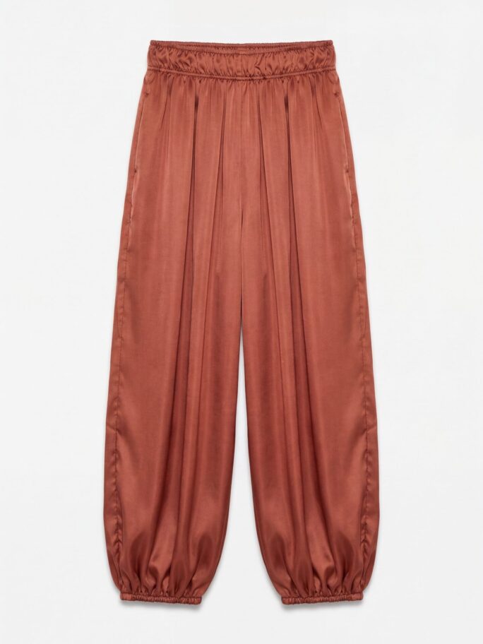 Pruunikad õhulised püksid